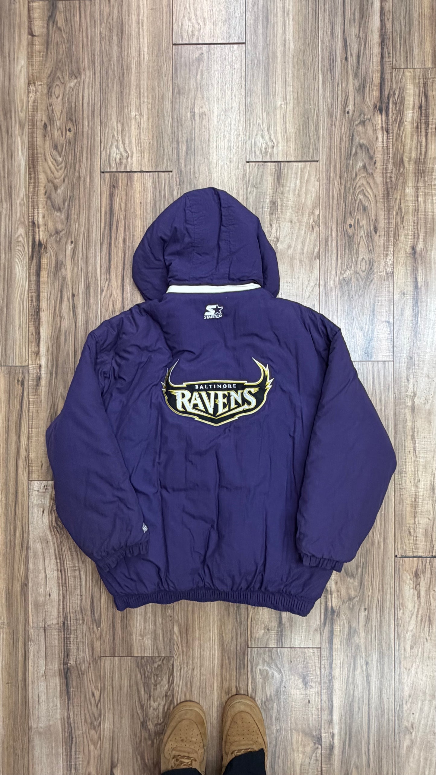 Vintage Baltimore Ravens Starter Hooded Jacket