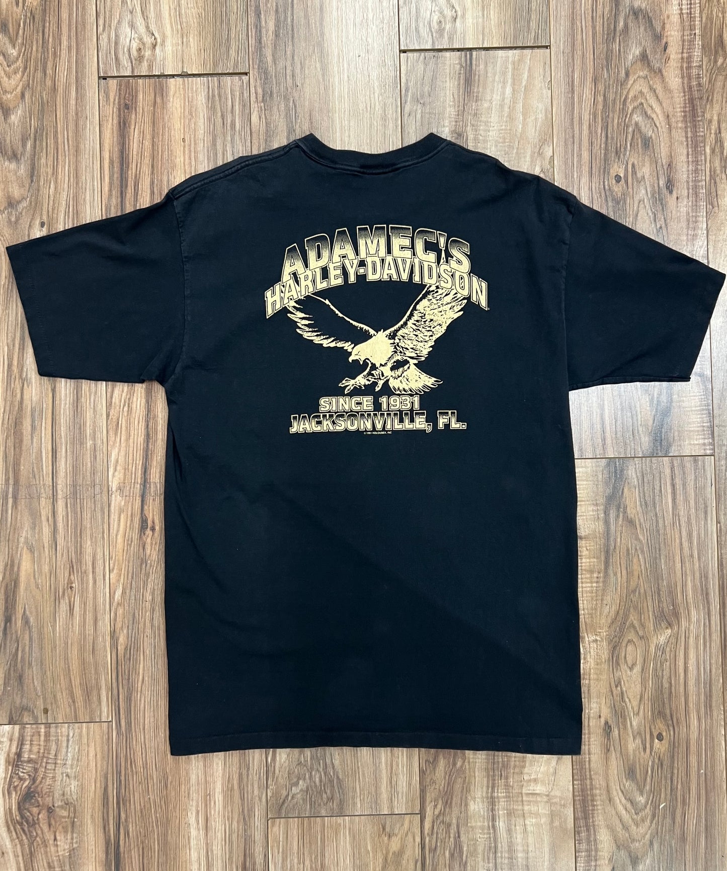 91' Adamec Jacksonville, FL Harley-Davidson T-shirt (XL)