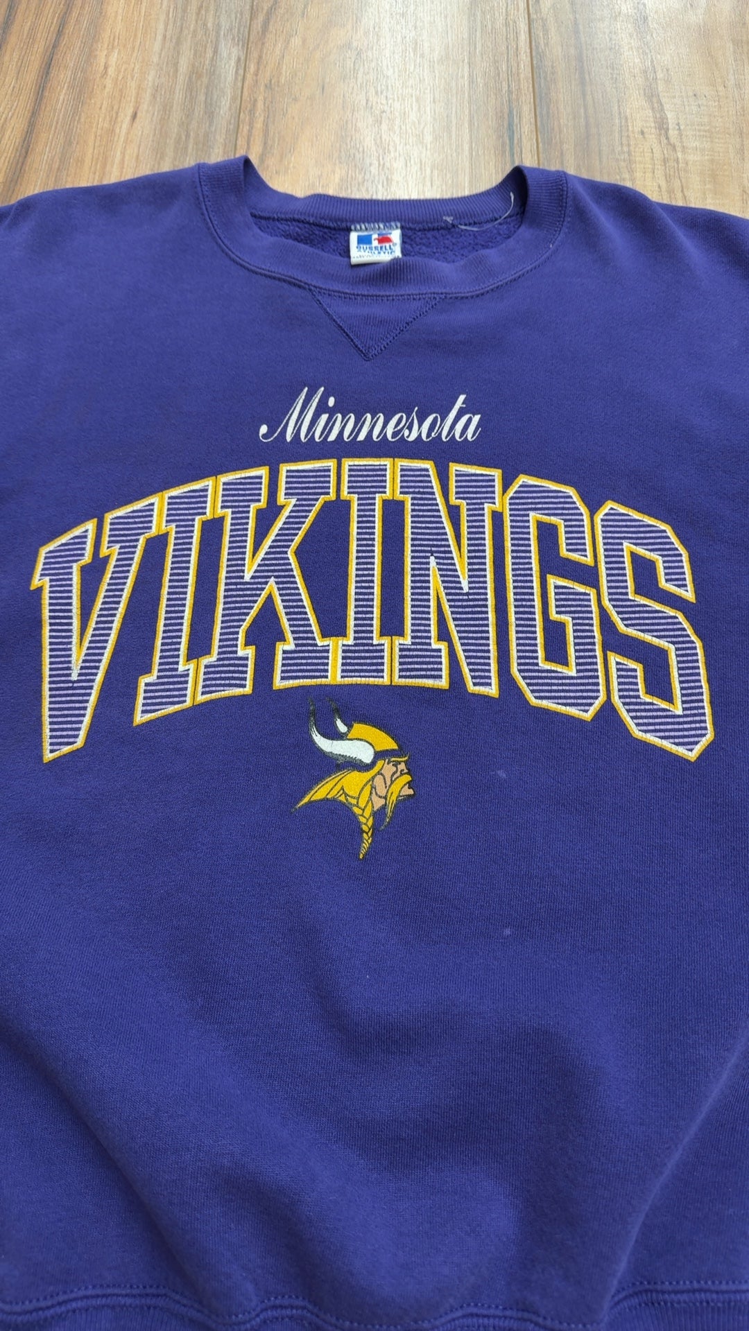 Vintage Russell Athletic Minnesota Vikings Crewneck (XL)