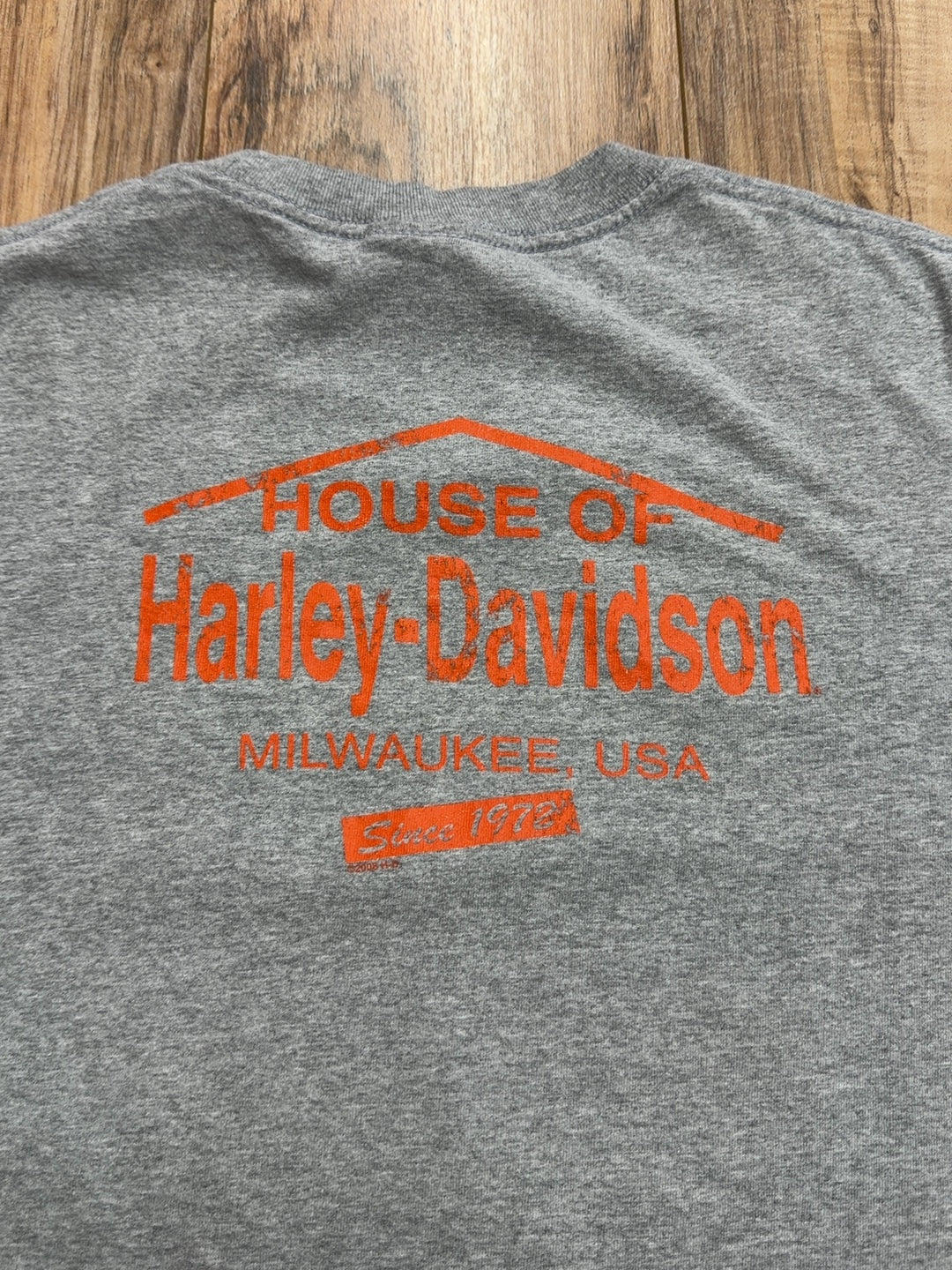 00s Harley Davidson 105th Milwaukee USA Tee (L)