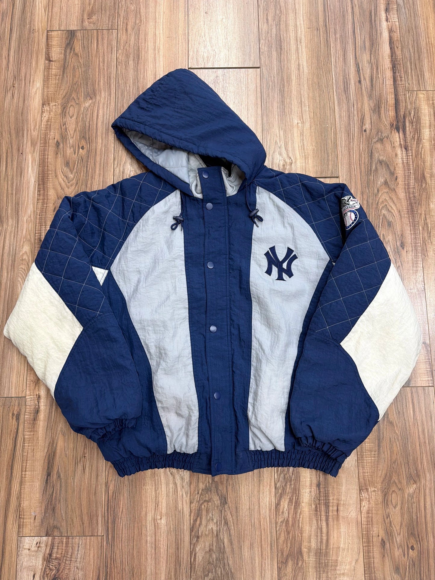 Vintage Starter New York Yankee Jacket Navy Blue
