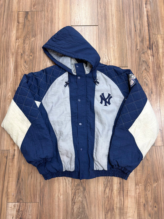 Vintage Starter New York Yankee Jacket Navy Blue