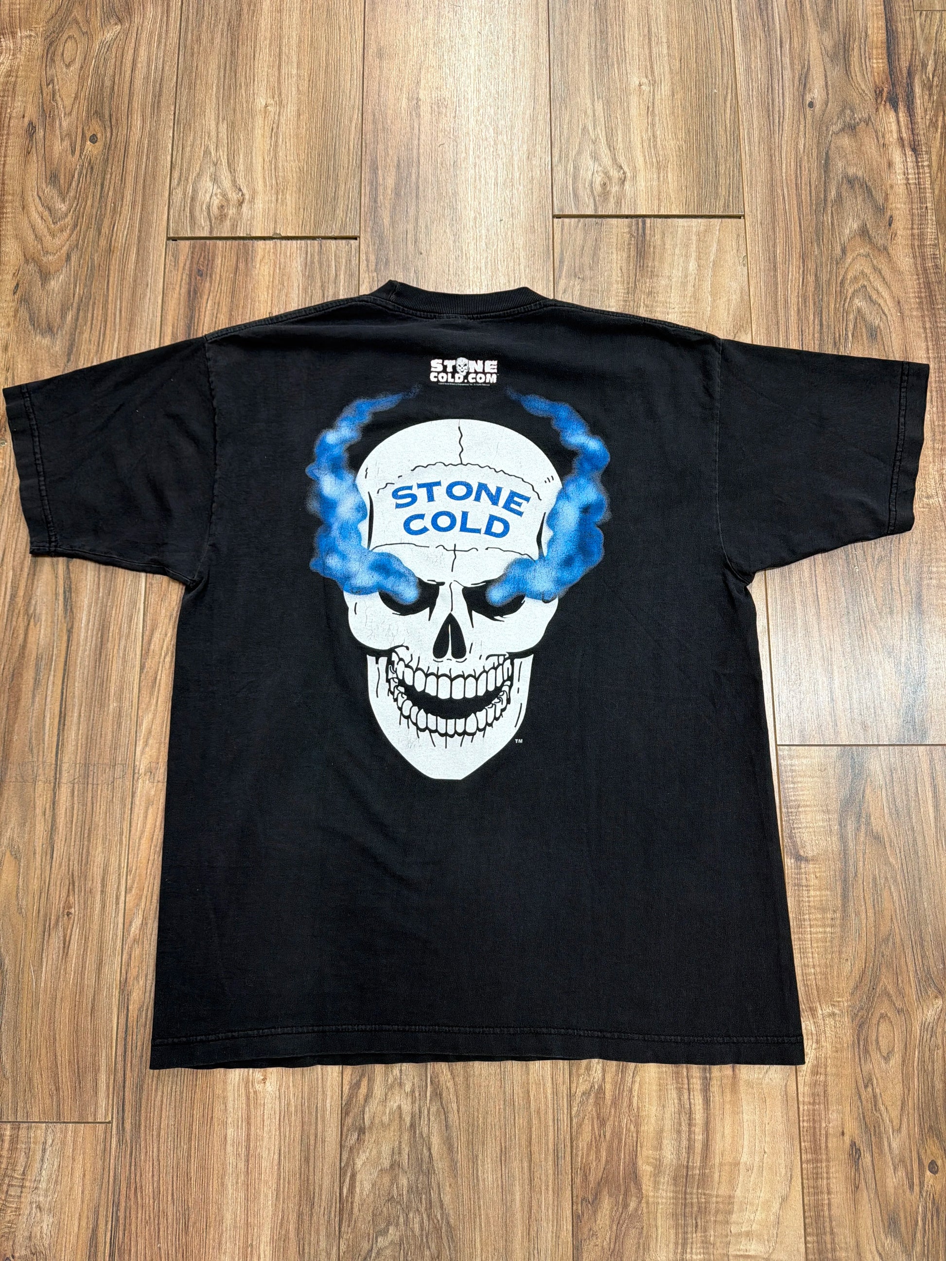 Vintage 1997 Stone Cold Steve Austin Smoking Skull Tee