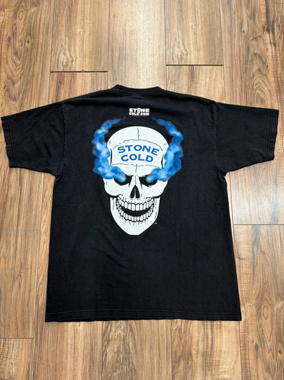 Vintage 1997 Stone Cold Steve Austin Smoking Skull Tee