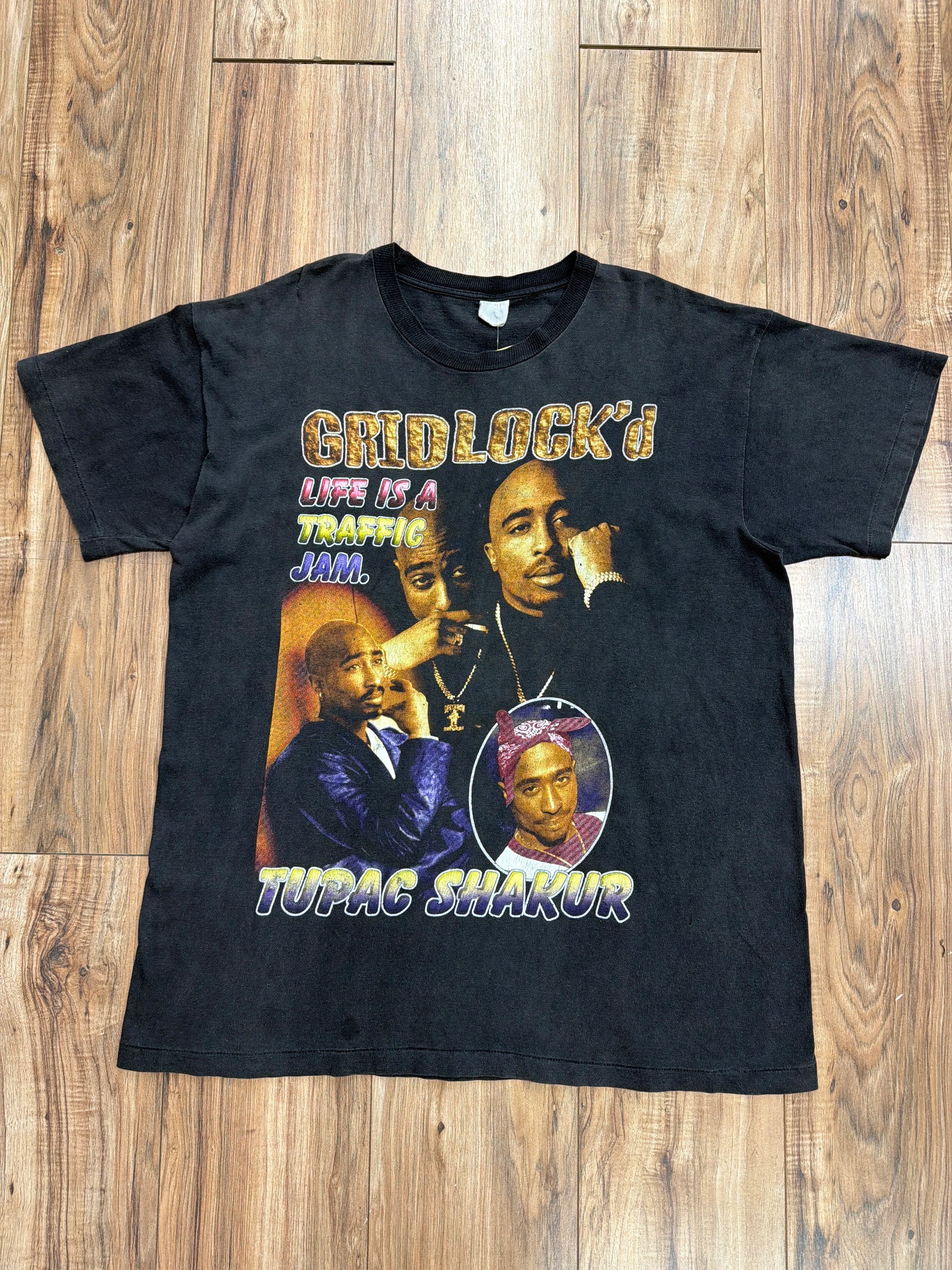 Vintage Tupac Shakur Gridlock’d Rap Tee
