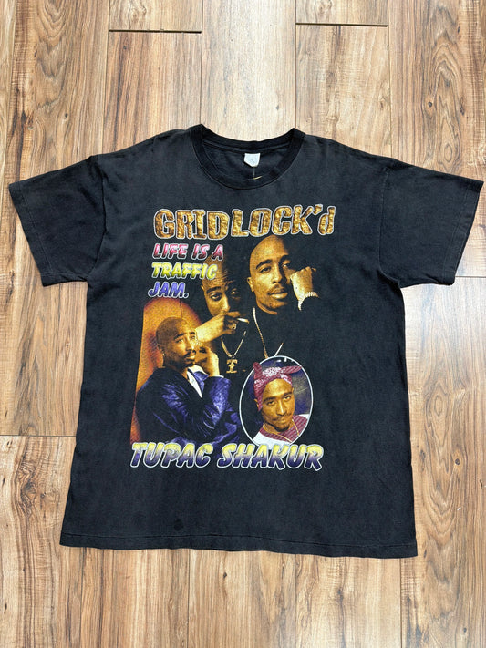 Vintage Tupac Shakur Gridlock’d Rap Tee