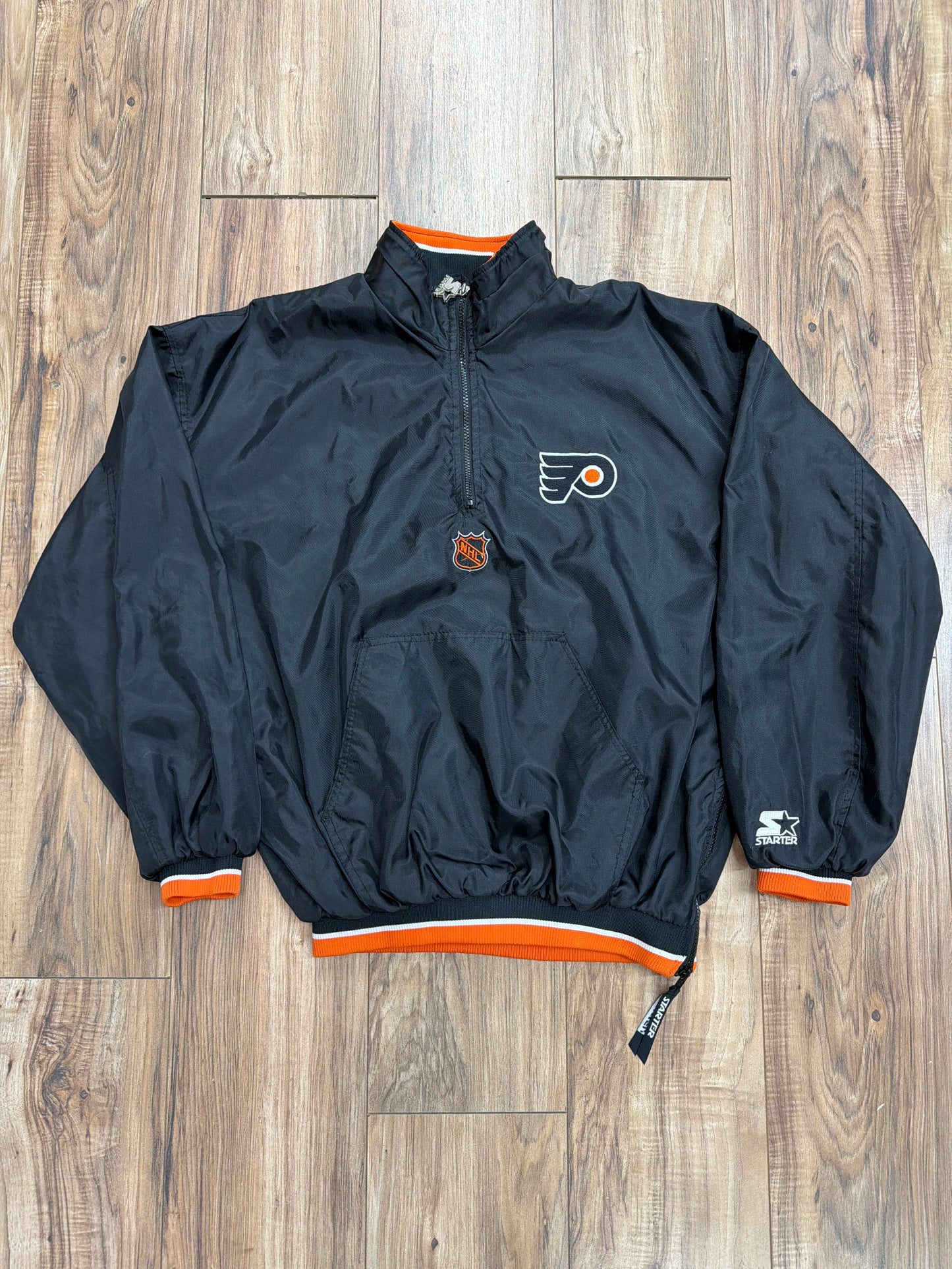 Vintage Starter NHL Philadelphia Flyers Pullover Windbreaker Jacket