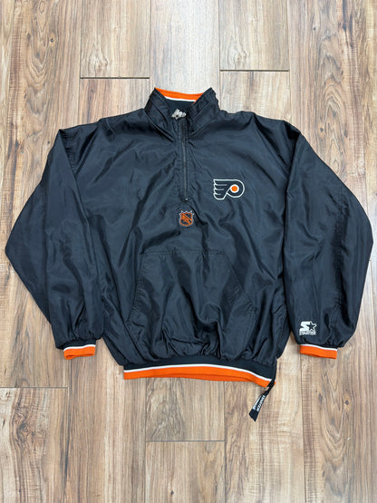 Vintage Starter NHL Philadelphia Flyers Pullover Windbreaker Jacket