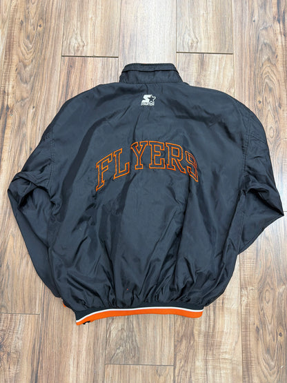 Vintage Starter NHL Philadelphia Flyers Pullover Windbreaker Jacket