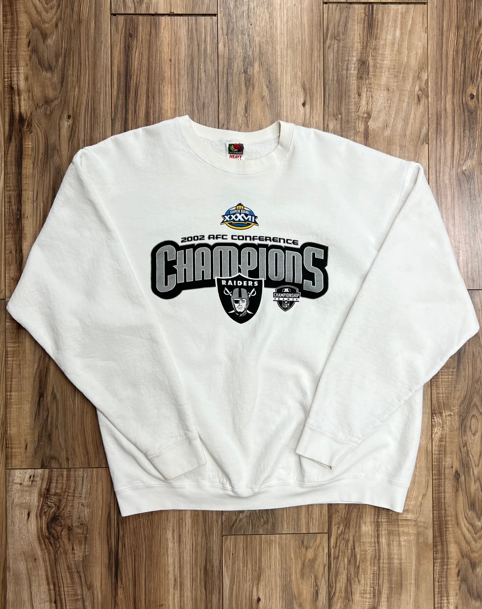 Vintage Oakland Raiders AFC Champions Crewneck