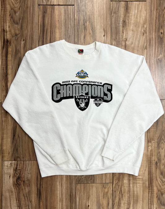 Vintage Oakland Raiders AFC Champions Crewneck