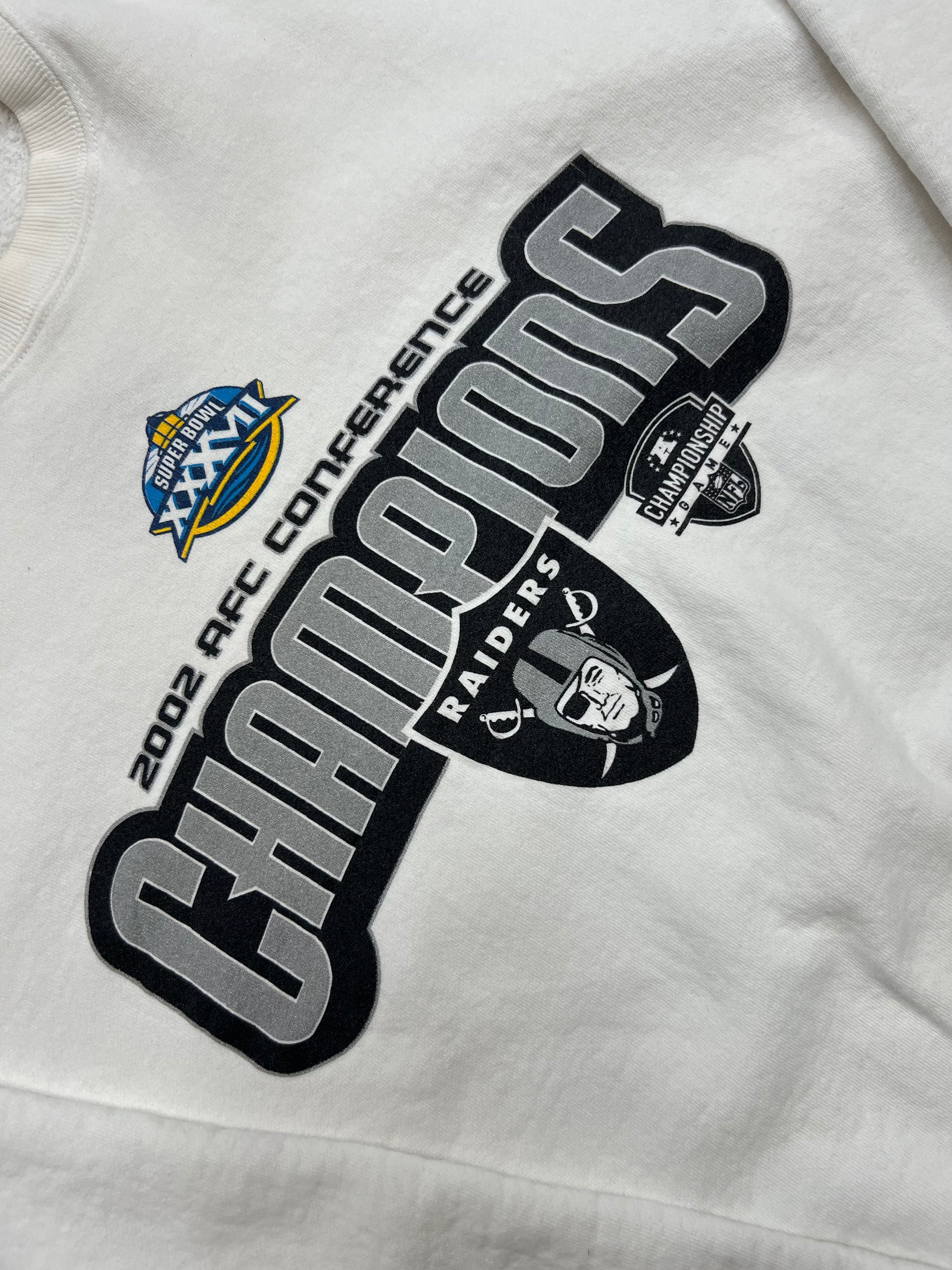 Vintage Oakland Raiders AFC Champions Crewneck