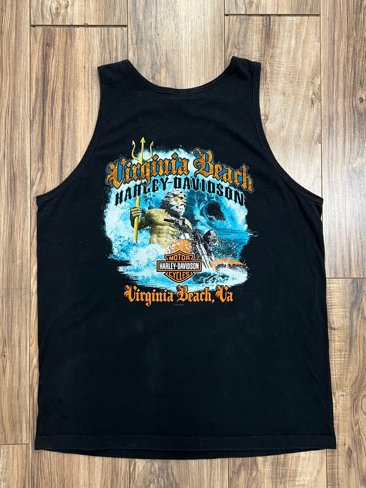 Vintage Virginia Beach Harley-Davidson Tank Top (XL)