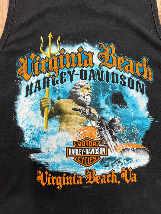 Vintage Virginia Beach Harley-Davidson Tank Top (XL)