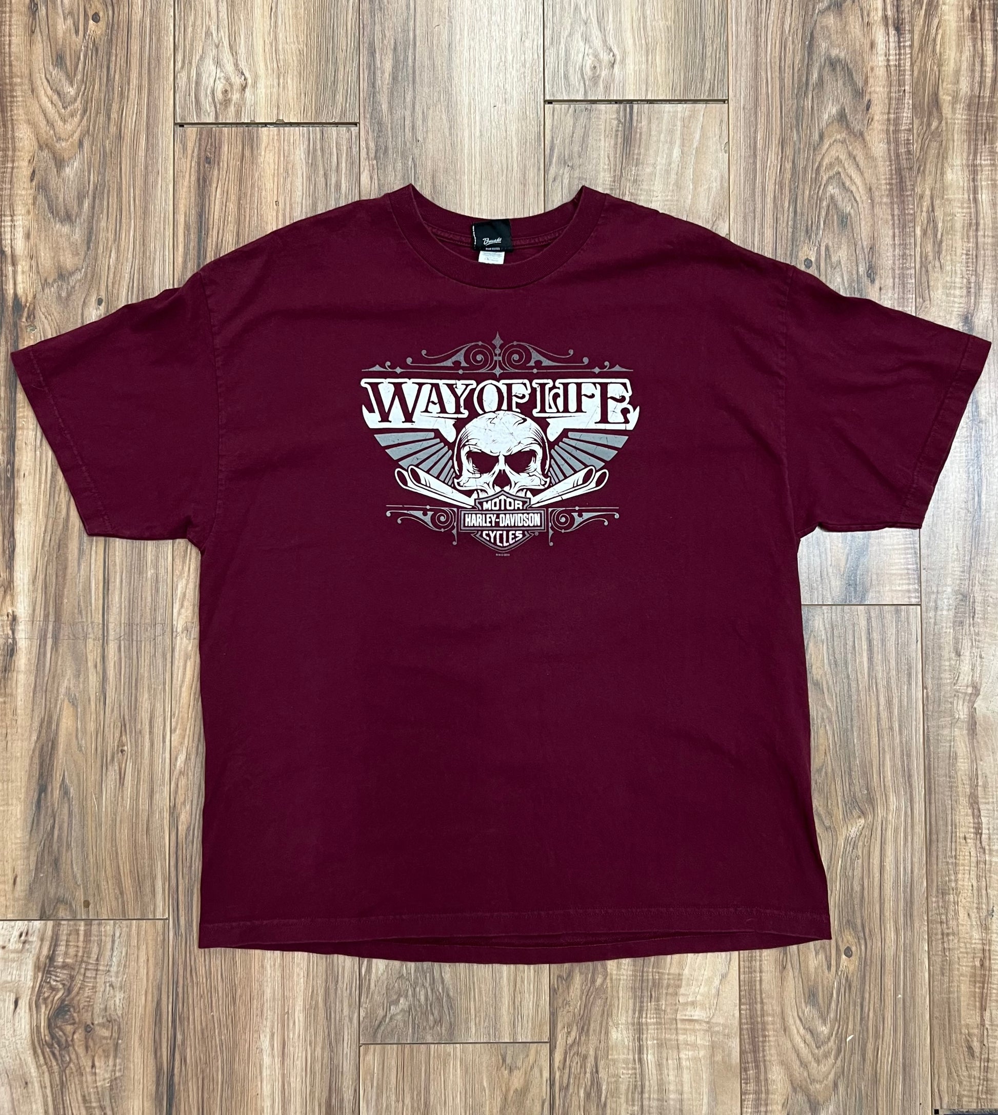 Vintage Adamec St. Augustine Harley Davidson T-shirt (XXL)