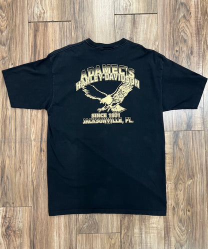91' Adamec Jacksonville, FL Harley-Davidson T-shirt (XL)