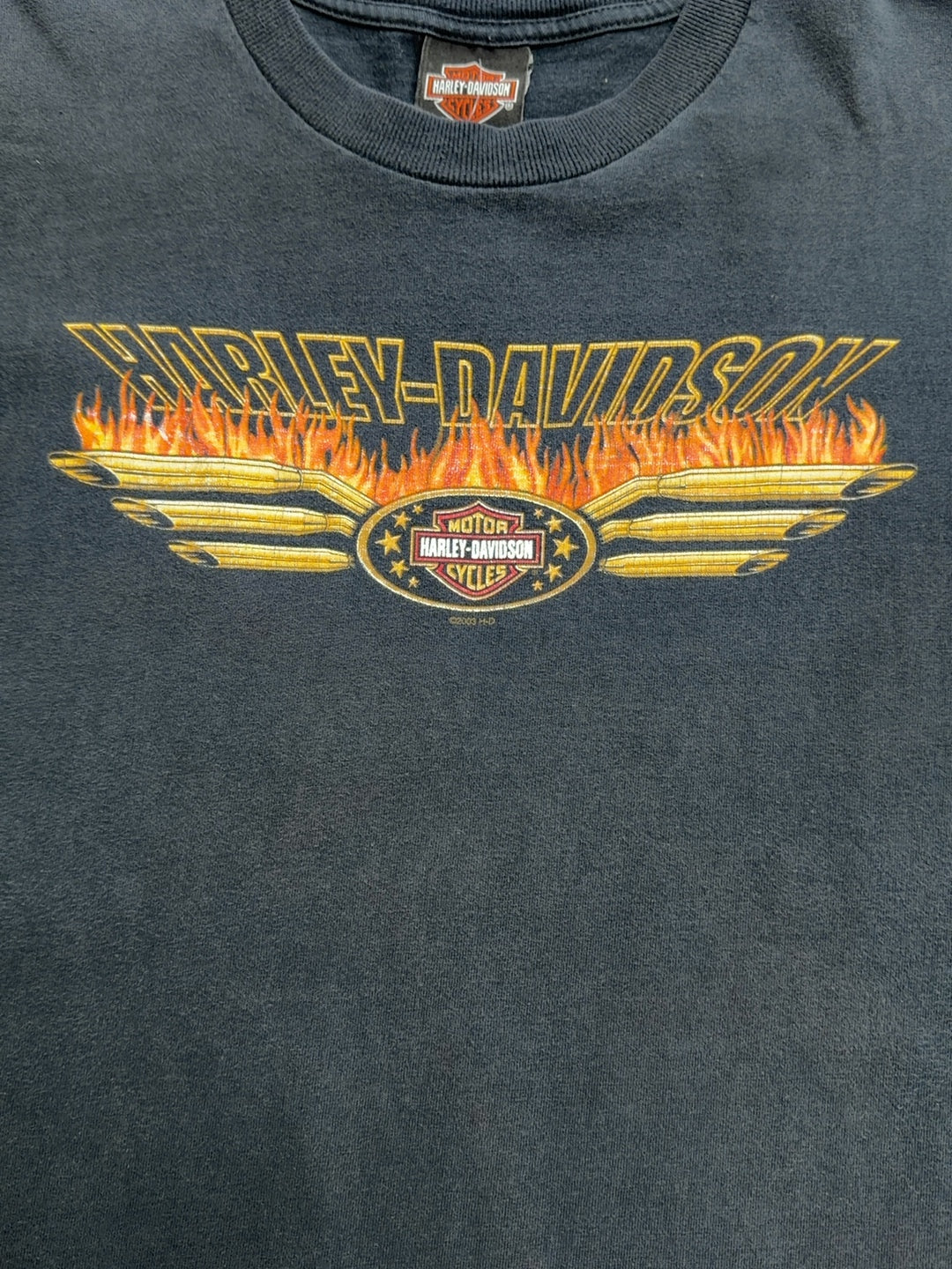 03 Harley Davidson Classic Motorcycles Reading, PA Tee (L)