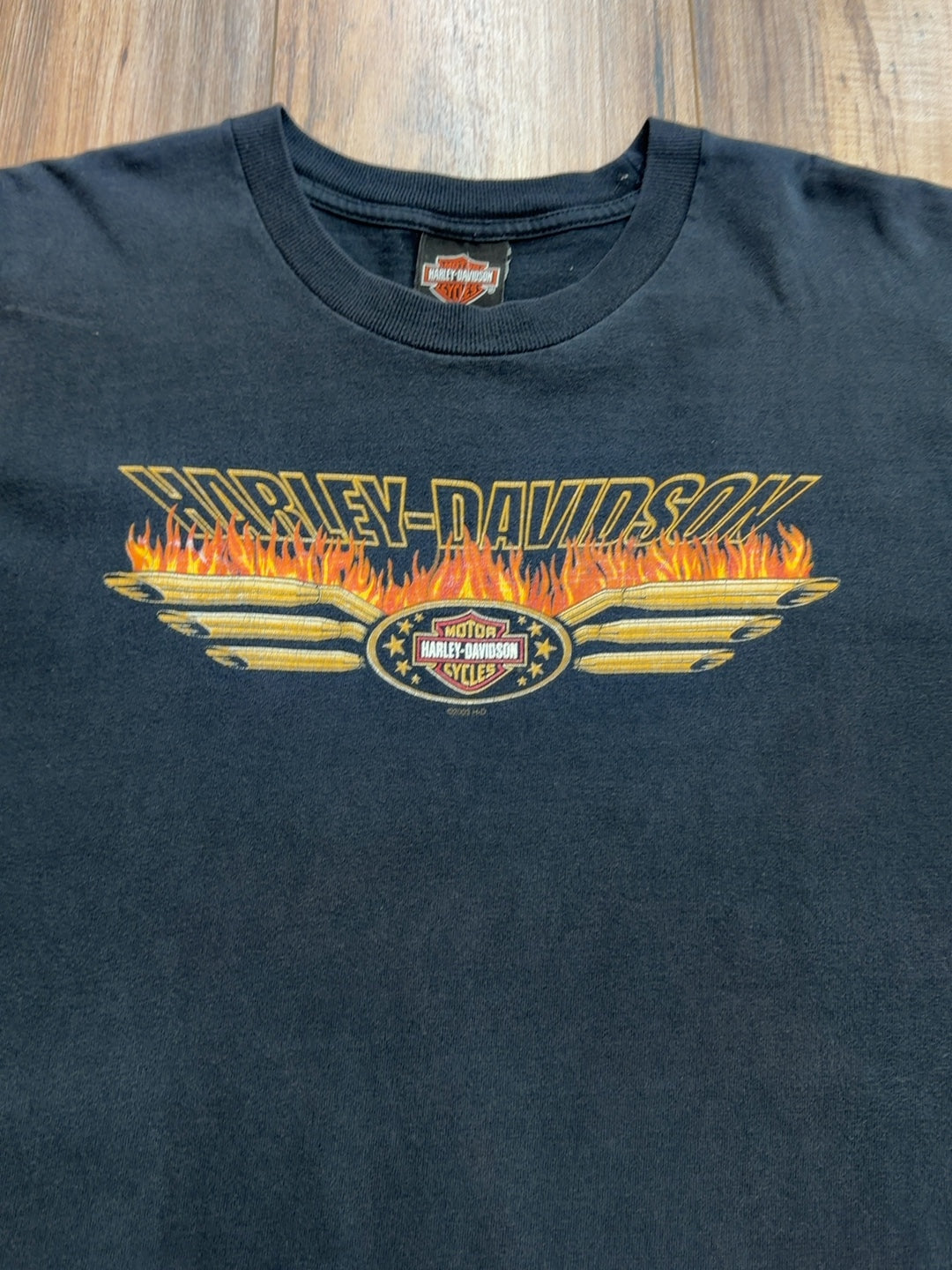 03 Harley Davidson Classic Motorcycles Reading, PA Tee (L)