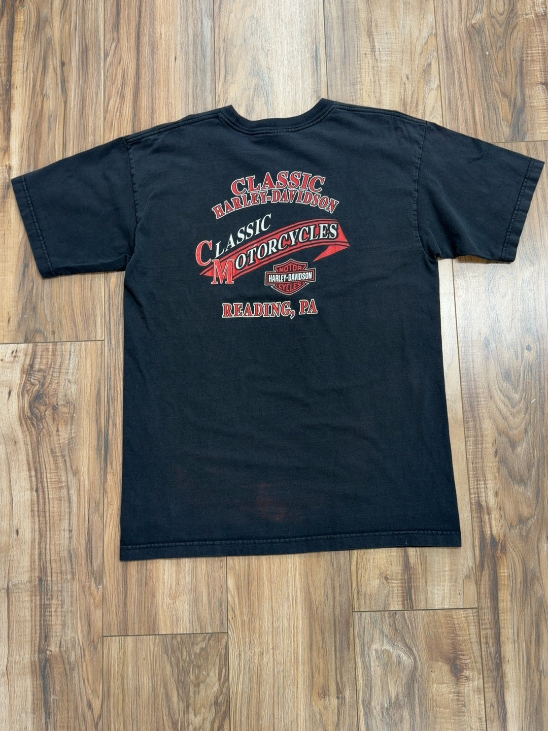 03 Harley Davidson Classic Motorcycles Reading, PA Tee (L)