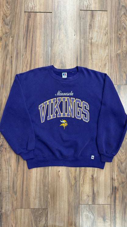 Vintage Russell Athletic Minnesota Vikings Crewneck (XL)