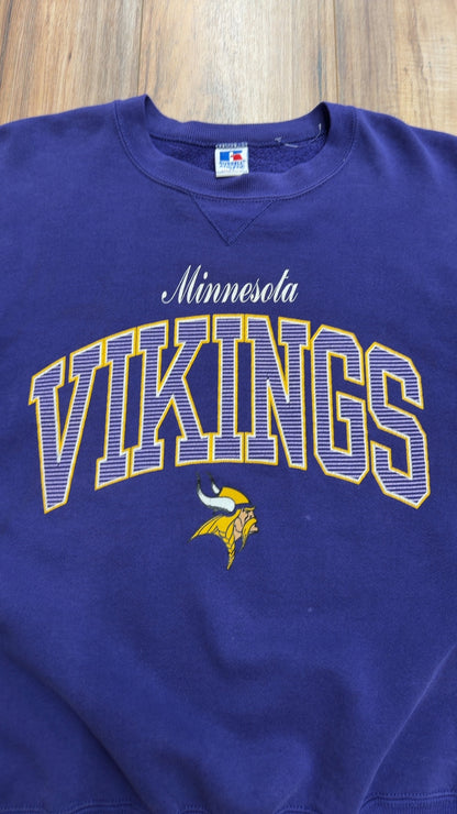 Vintage Russell Athletic Minnesota Vikings Crewneck (XL)