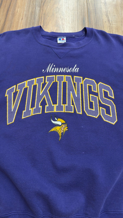 Vintage Russell Athletic Minnesota Vikings Crewneck (XL)
