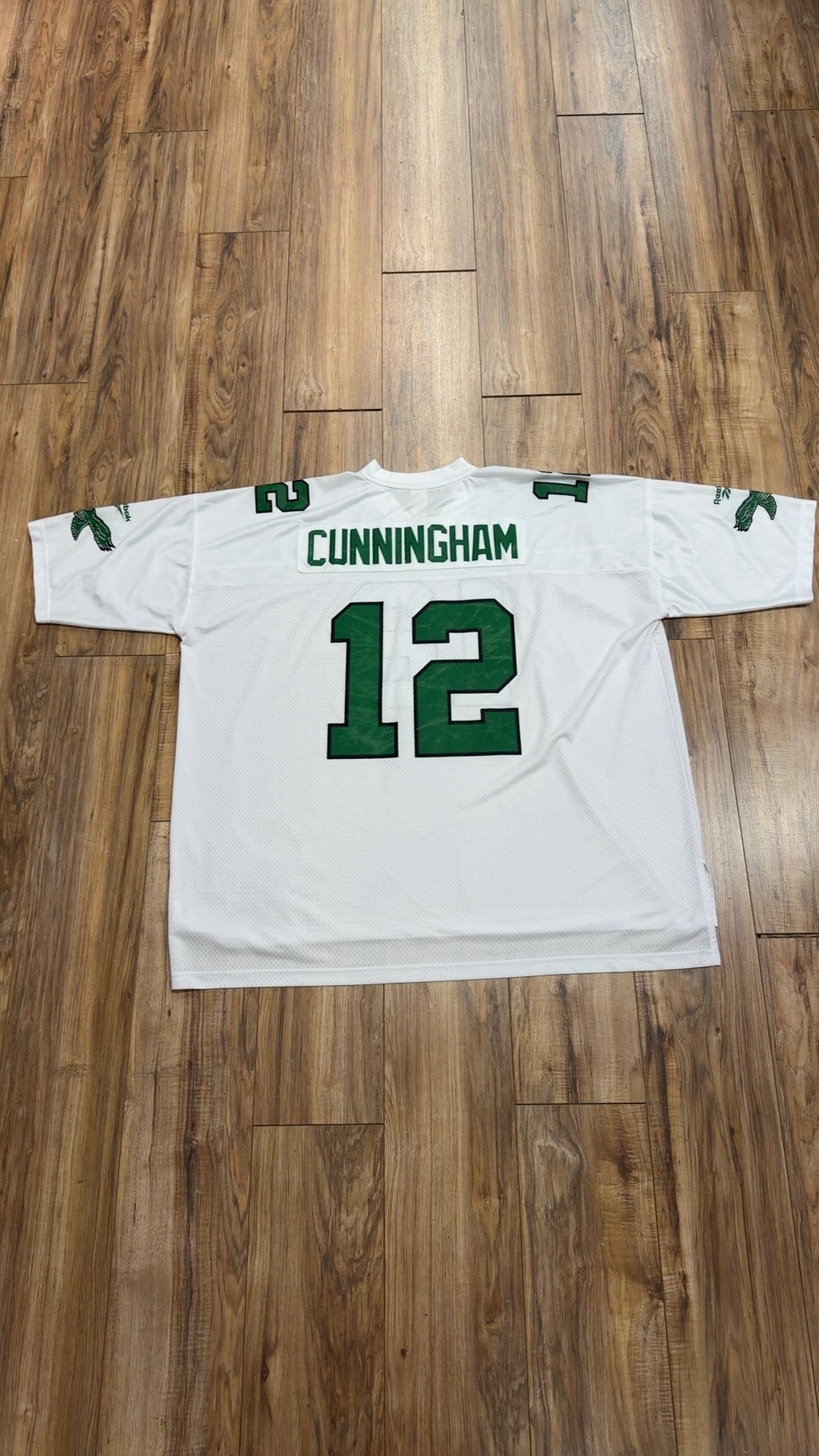 NFL Reebok Throwback Philadelphia Eagles Randell Cunningham Jersey (5XL)