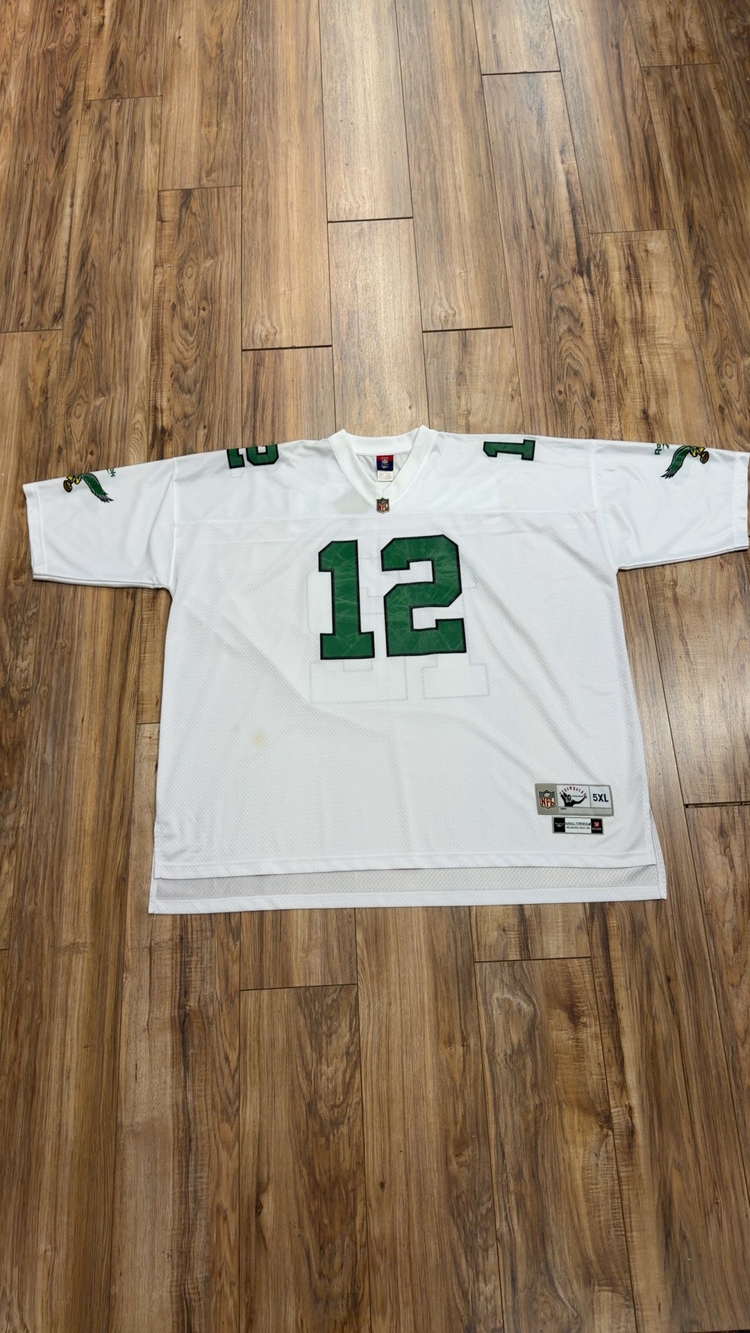 NFL Reebok Throwback Philadelphia Eagles Randell Cunningham Jersey (5XL)