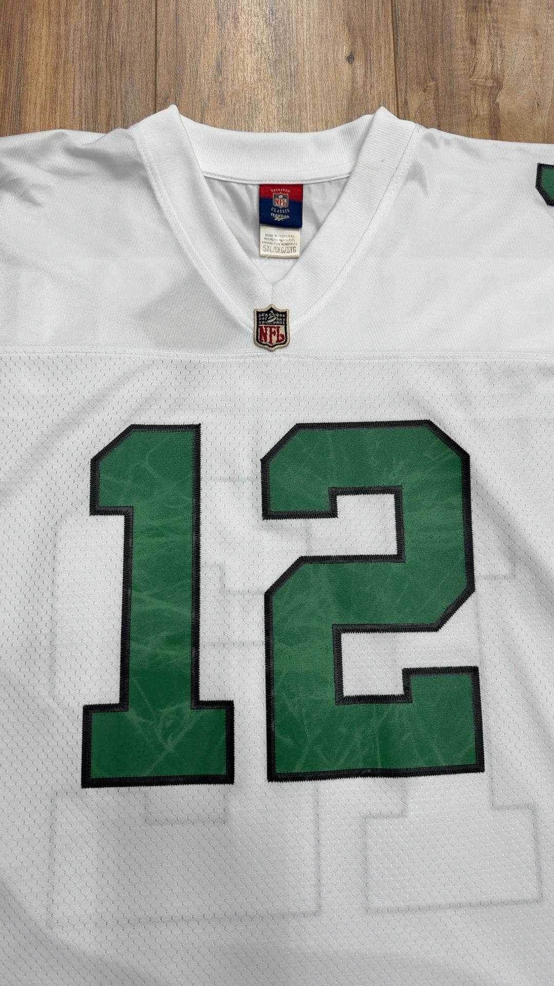NFL Reebok Throwback Philadelphia Eagles Randell Cunningham Jersey (5XL)