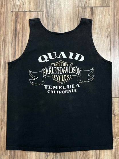Vintage Quaid Harley-Davidson Tank Top (XL)