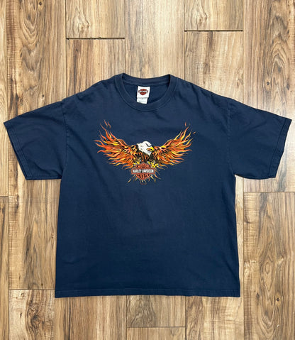 Vintage Smaltz's H-D Eagle, PA Harley Davidson T-shirt (XL)