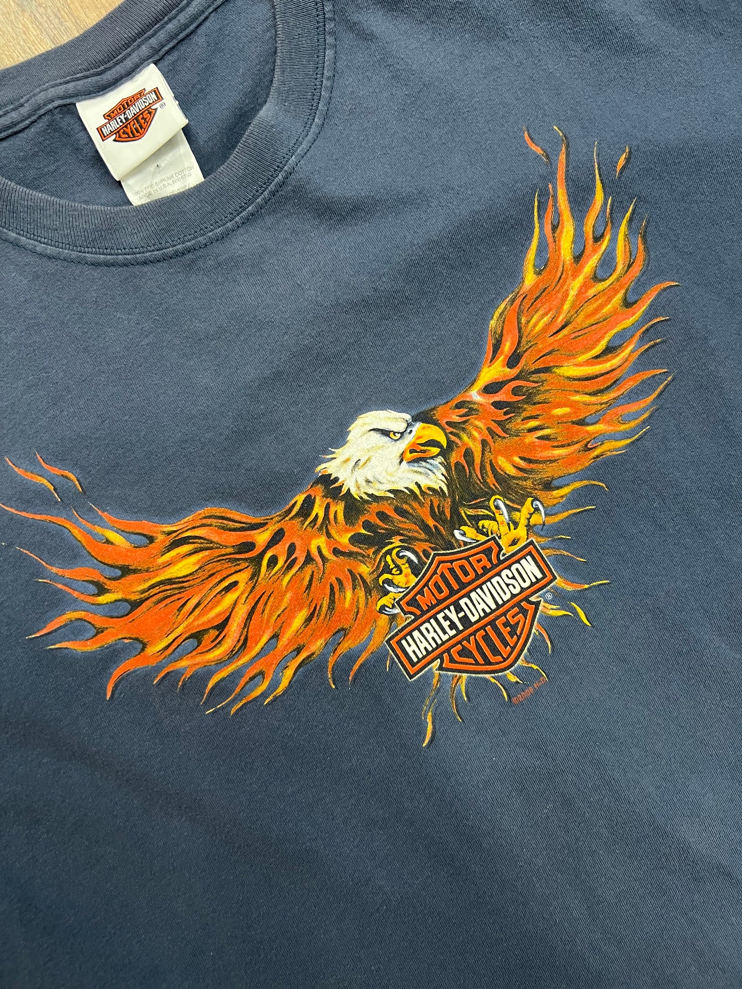 Vintage Smaltz's H-D Eagle, PA Harley Davidson T-shirt (XL)
