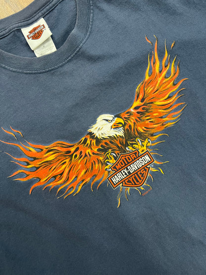 Vintage Smaltz's H-D Eagle, PA Harley Davidson T-shirt (XL)