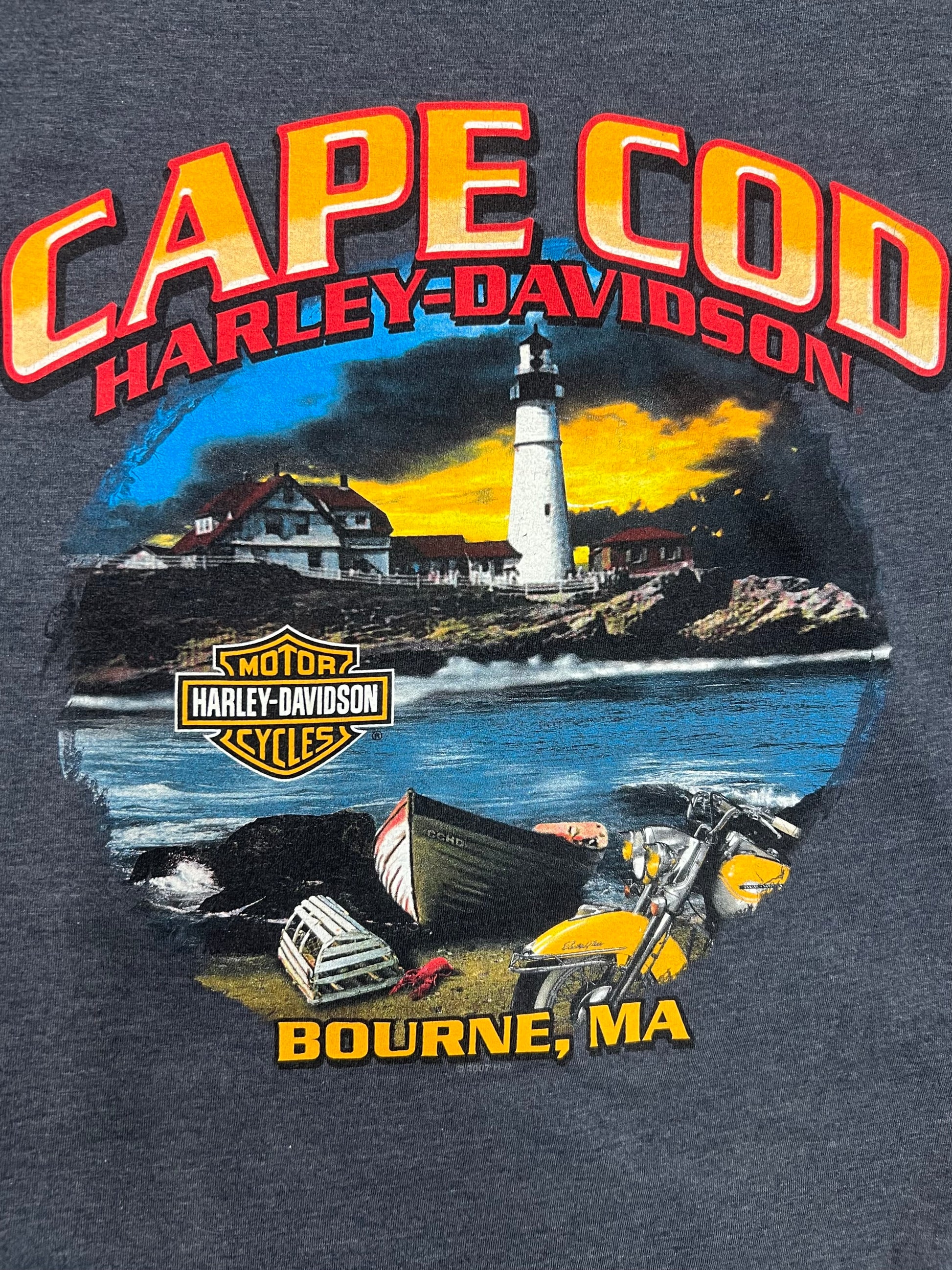 Vintage Cape Cod Harley-Davidson long Sleeve (XXL)