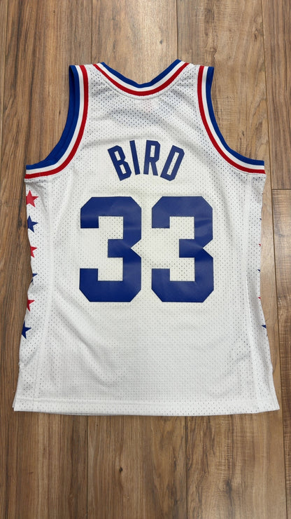 Mitchell &amp; Ness NBA Throwback #30 Larry Bird All Star Jersey (M)