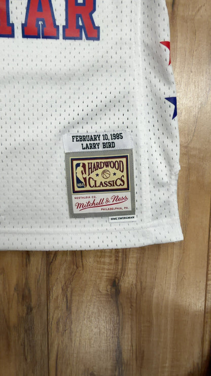 Mitchell &amp; Ness NBA Throwback #30 Larry Bird All Star Jersey (M)