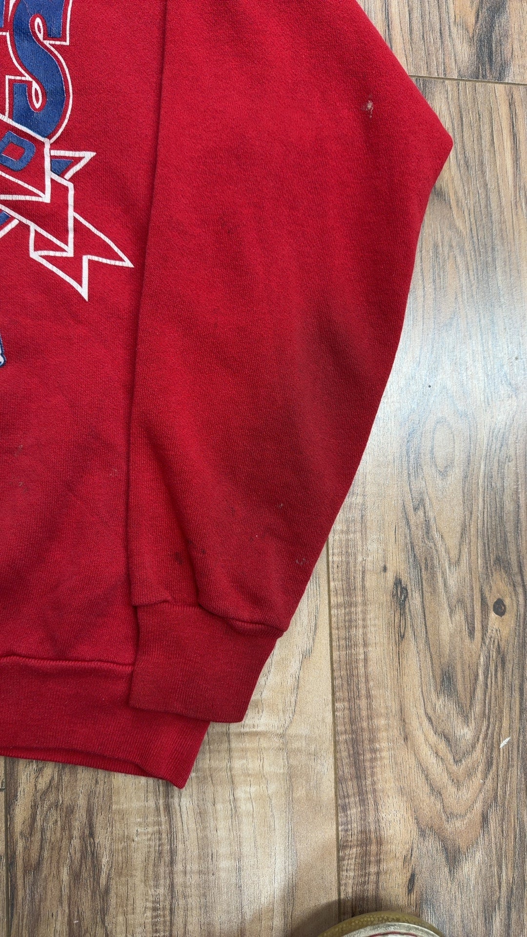 Vintage Logo 7 New England Patriots Crewneck (S)