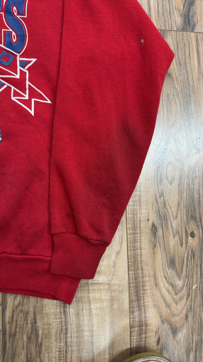 Vintage Logo 7 New England Patriots Crewneck (S)