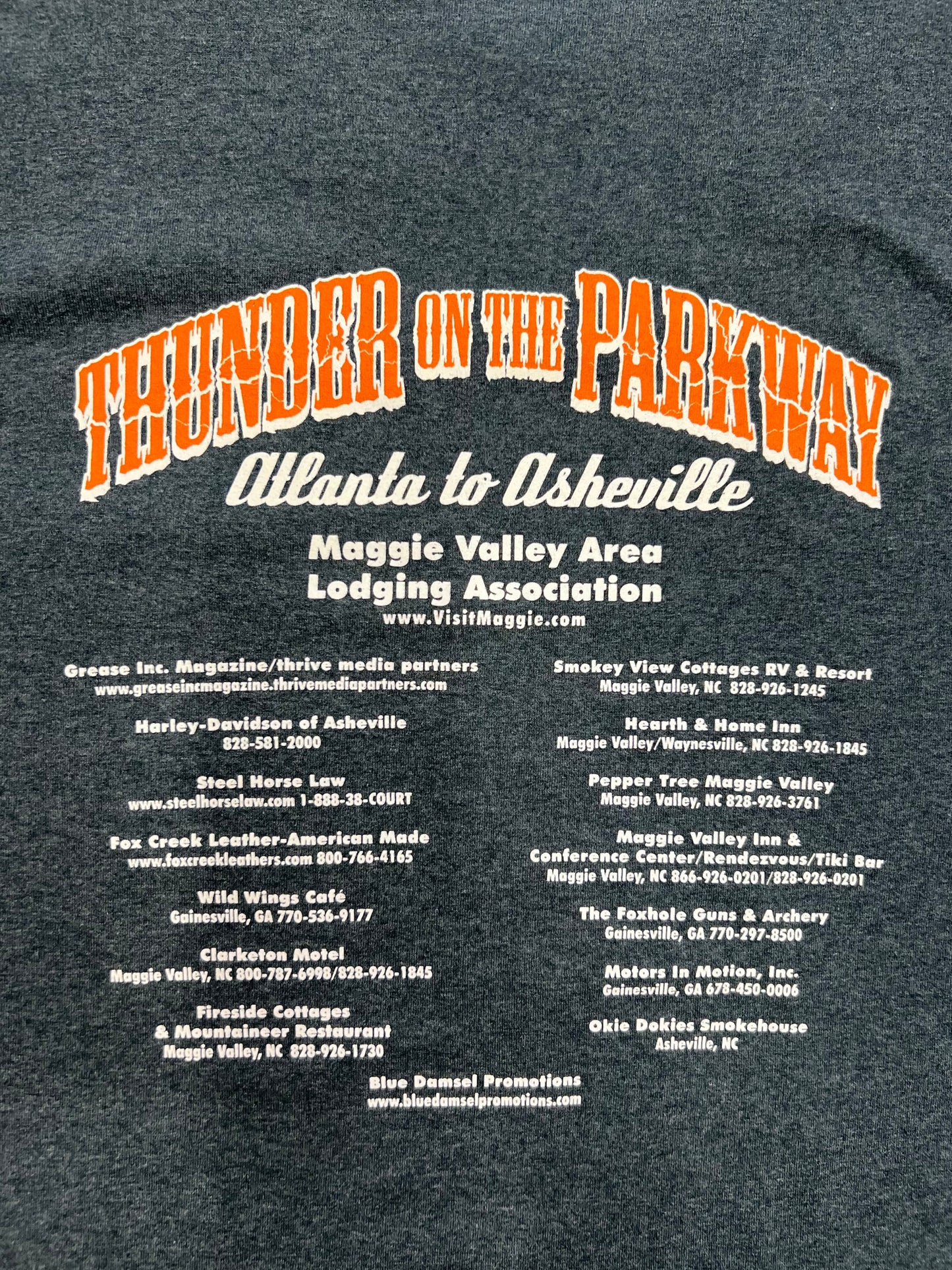 Vintage Thunder on the Parkway Harley-Davidson T-shirt (XL)