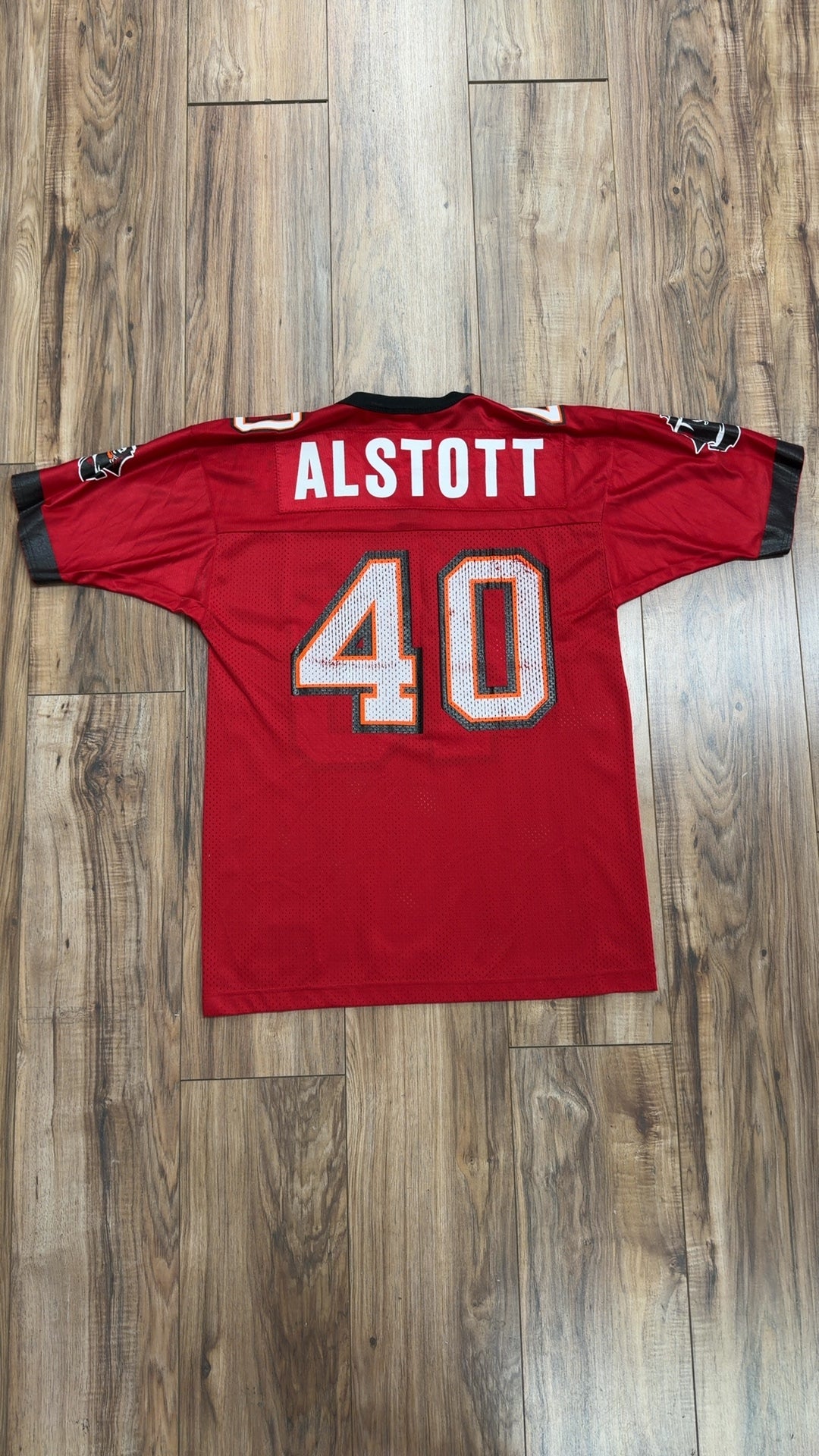 Vintage Champion Tampa Bay Buccaneers #40 Mike Alstott Jersey (M)