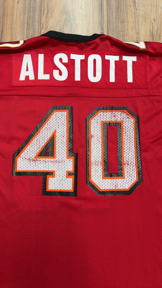 Vintage Champion Tampa Bay Buccaneers #40 Mike Alstott Jersey (M)