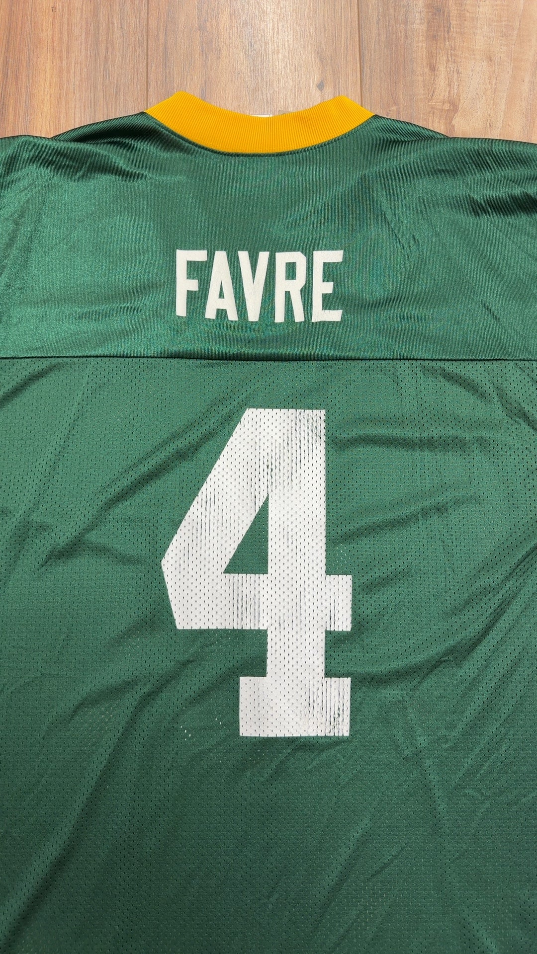 Vintage Reebok Green Bay Packers #4 Brett Favre Jersey (L)