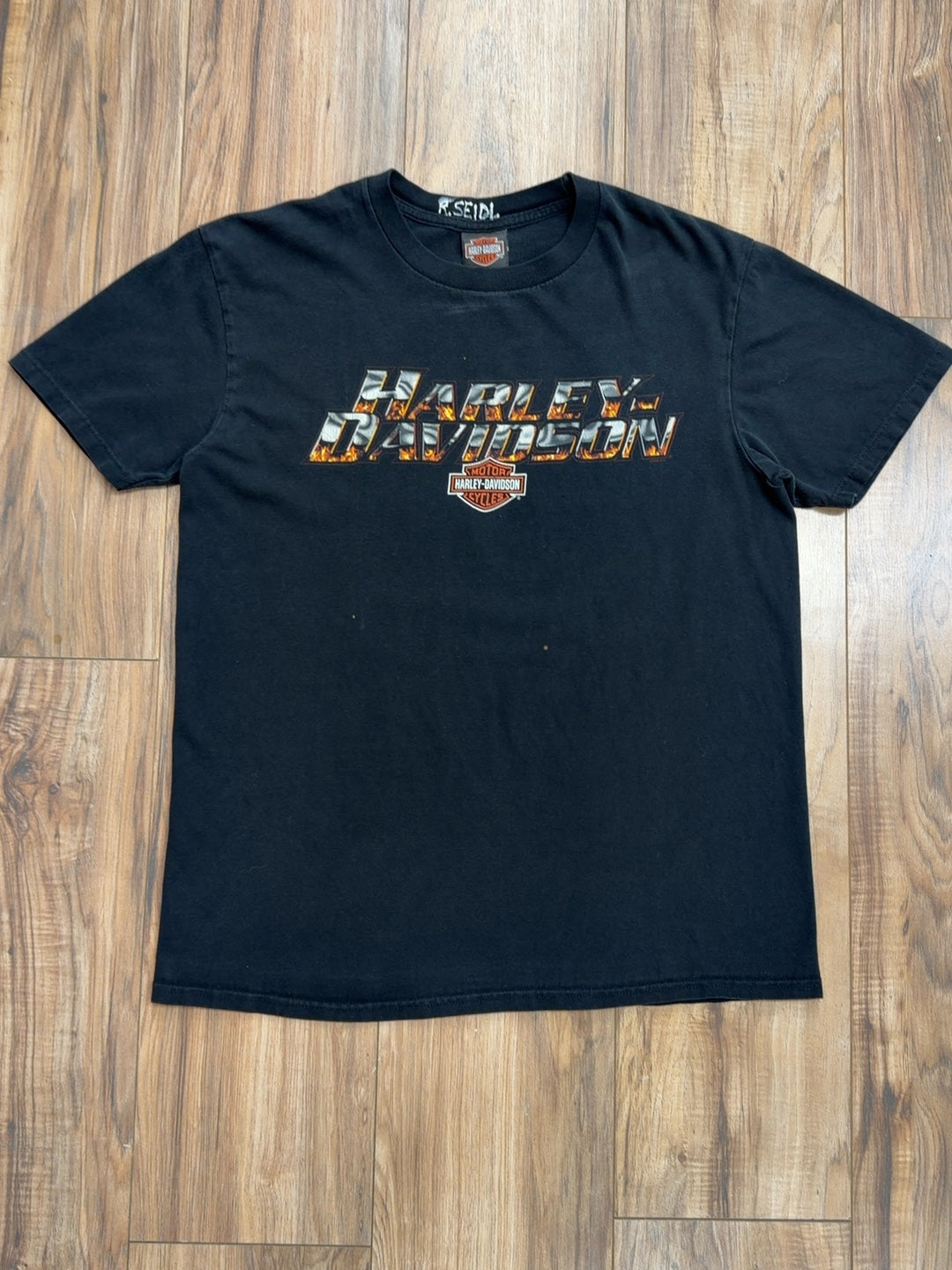00s Harley Davidson Okoboii, Iowa Tee (L)