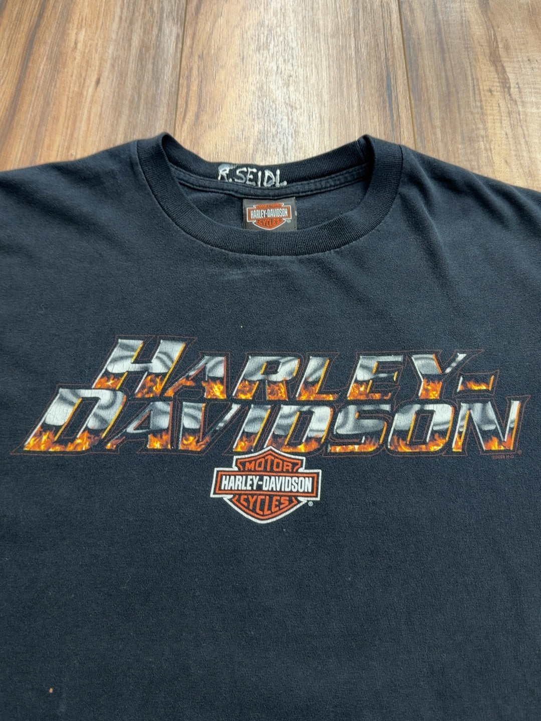 00s Harley Davidson Okoboii, Iowa Tee (L)