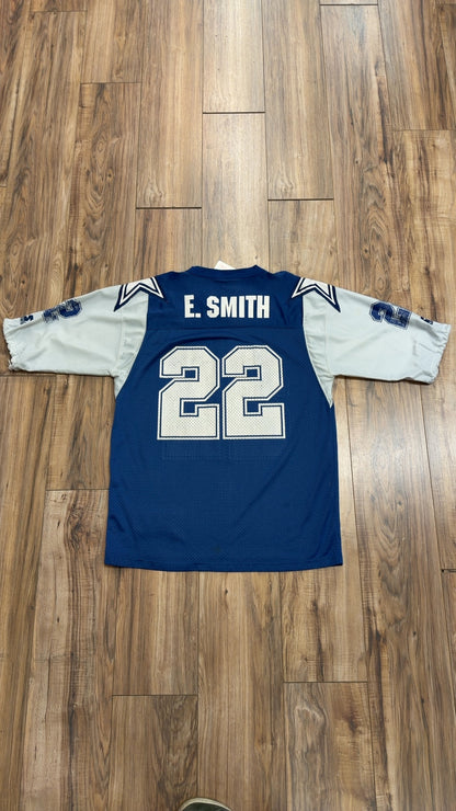 Vintage Starter Dallas Cowboys #22 Emmitt Smith Jersey (L)