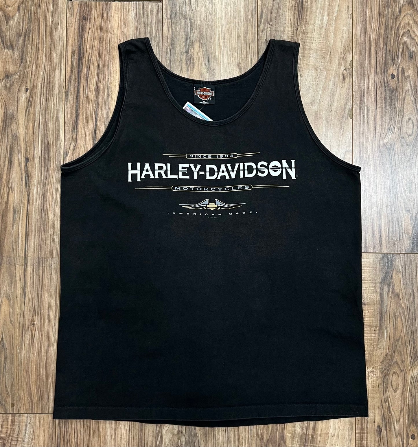 Vintage Quaid Harley-Davidson Tank Top (XL)