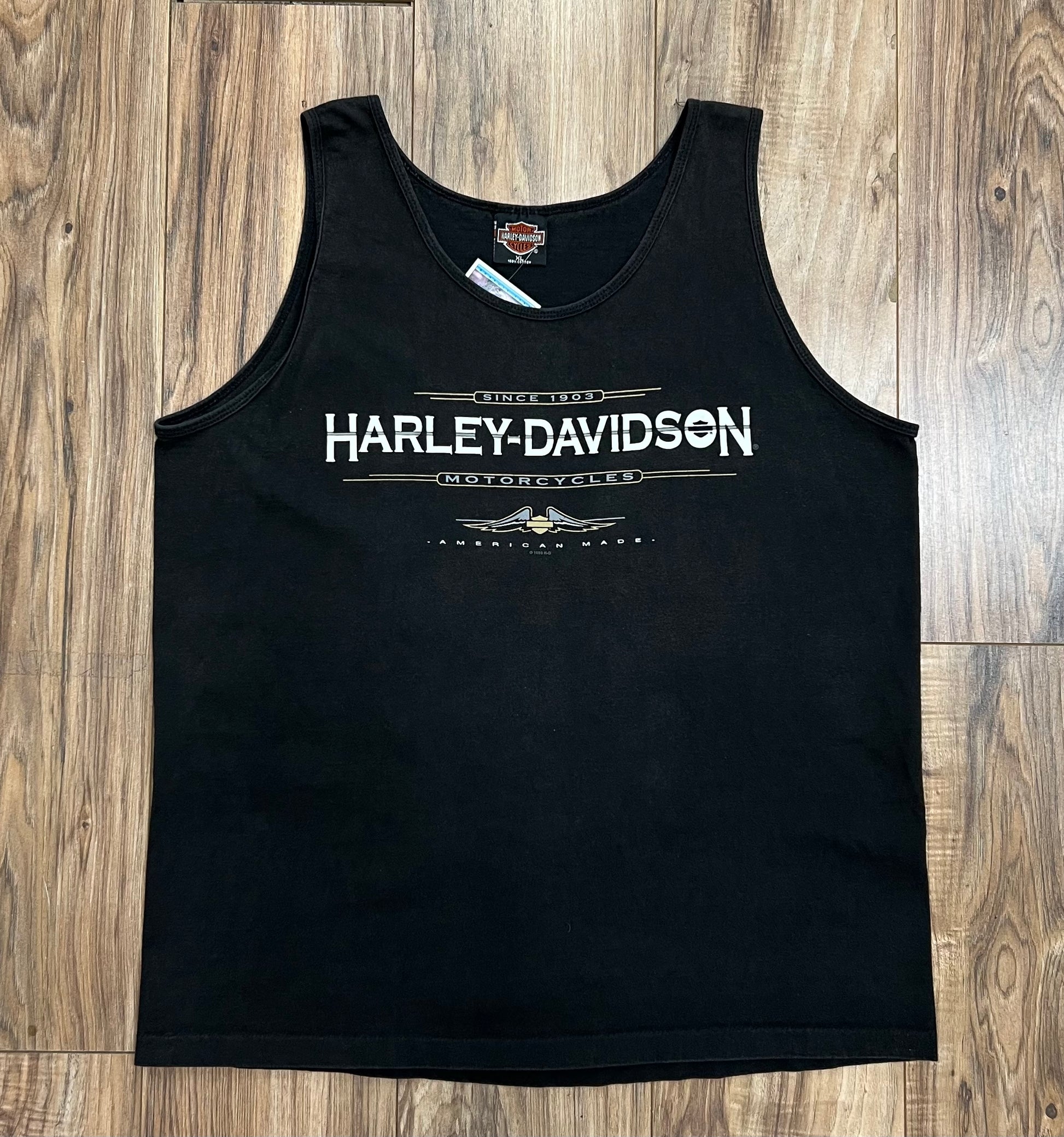 Vintage Quaid Harley-Davidson Tank Top (XL)