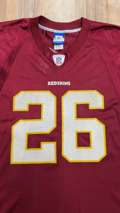 Y2K Reebok Washington Redskins #26 Clinton Portis Jersey (M)
