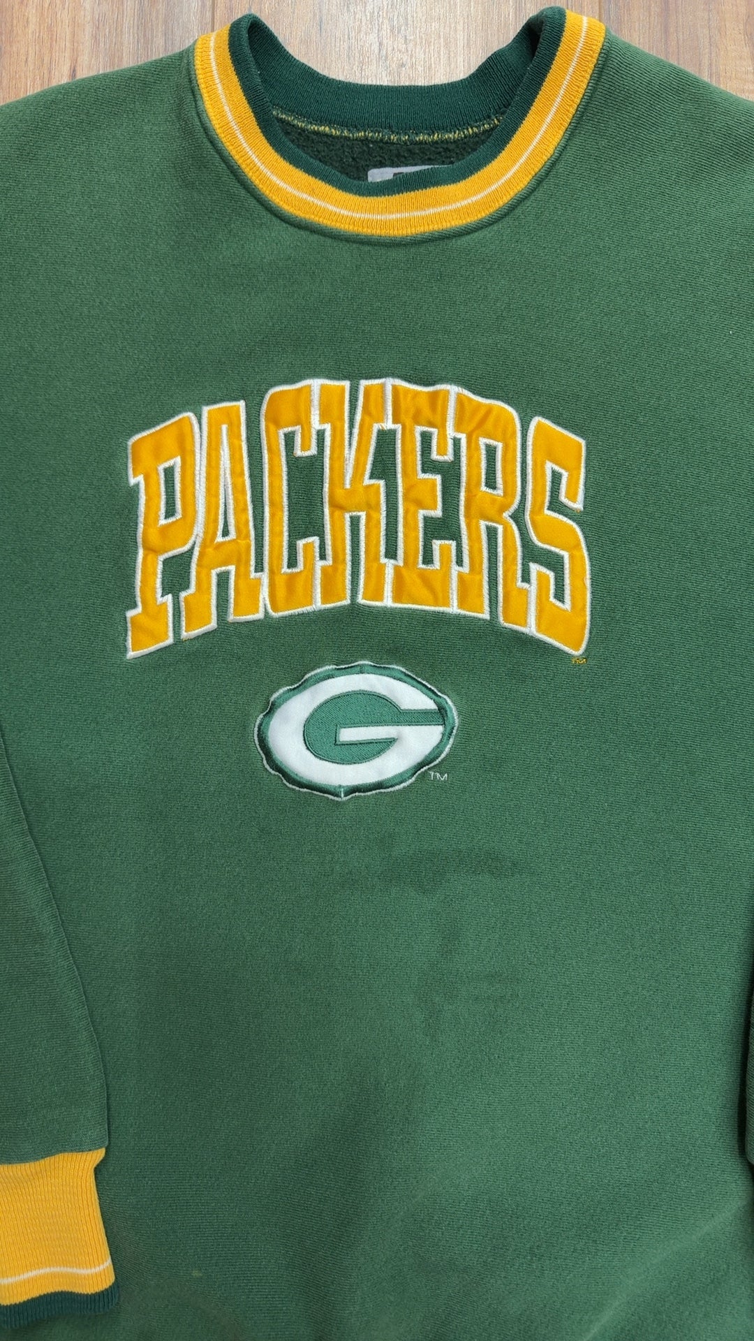 Vintage Legends Athletic Green Bay Packers Crewneck (M)