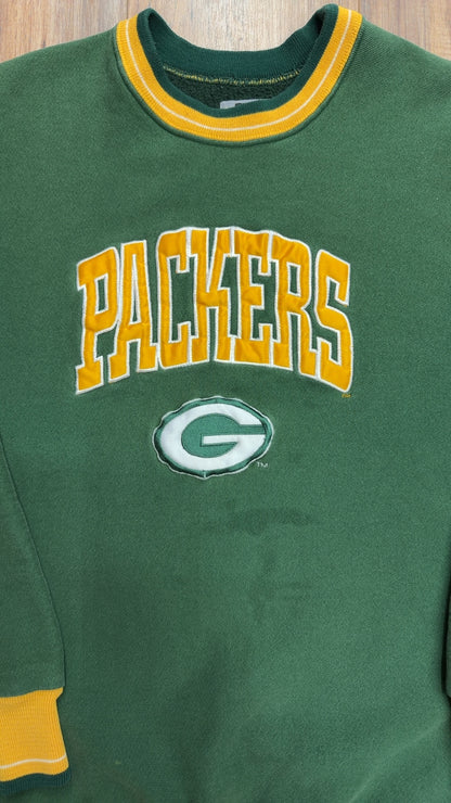 Vintage Legends Athletic Green Bay Packers Crewneck (M)
